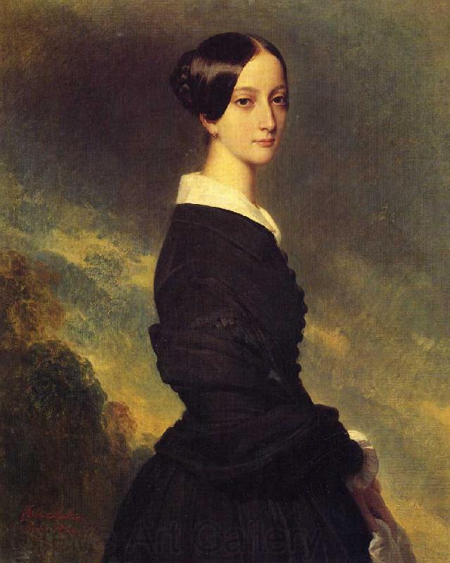 Franz Xaver Winterhalter Francoise Caroline Gonzague, Princesse de Joinville